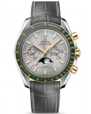 AAA Replica Omega Speedmaster Moonphase Chronograph Master Chronometer Stainless Steel Watch 304.23.44.52.06.001