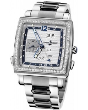 AAA Replica Ulysse Nardin Quadrato Dual Time Perpetual Mens Watch 320-90b-8m/61