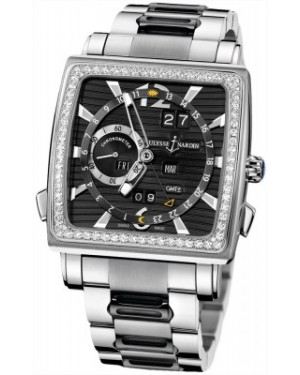 AAA Replica Ulysse Nardin Quadrato Dual Time Perpetual Mens Watch 320-90b-8m/92