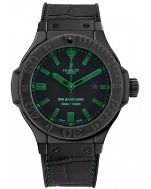 AAA Replica Hublot Big Bang King All Black Green Mens Watch 322.ci.1190.gr.abg11