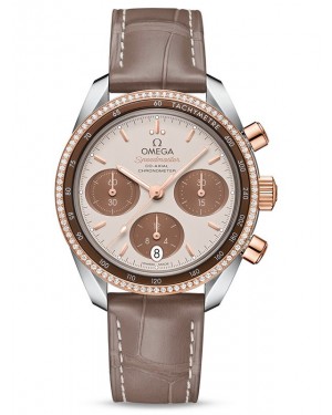 AAA Replica Omega Speedmaster "Cappuccino" 38 mm Watch 324.28.38.50.02.002