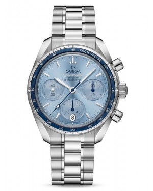 AAA Replica Omega Speedmaster 38mm Co-Axial Blue Dail Watches 324.30.38.50.03.001