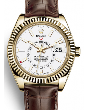AAA Replica Rolex Sky-Dweller GMT 42mm Mens Watch 326138-0010