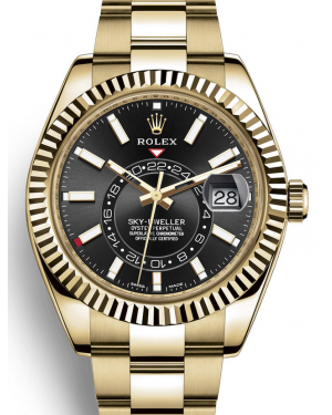 AAA Replica Rolex Sky-Dweller GMT 42mm Mens Watch 326938-0004