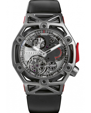 AAA Replica Hublot Techframe Ferrari 70 Years Tourbillon Chronograph Titanium Watch 408.NI.0123.RX
