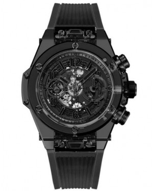AAA Replica Hublot Big Bang Unico Sapphire All Black Watch 411.JB.4901.RT