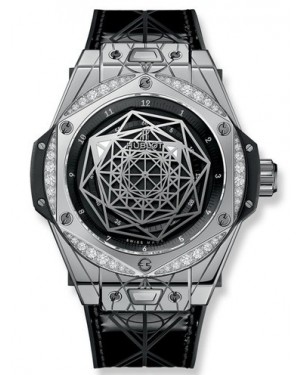 AAA Replica Hublot Big Bang One Click Sang Bleu Steel Diamonds Watch 465.SS.1117.VR.1204.MXM17