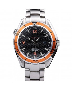 Omega Seamaster Planet Ocean Co-axial Orange Case Black Dial 98102