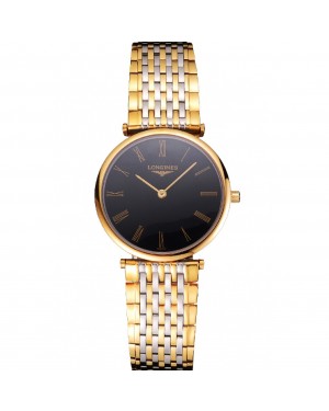 Longines La Grande Classique Two Tone Band Black Dial Homme 622097