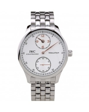 IWC Regulateur White Dial Stainless Steel Bracelet