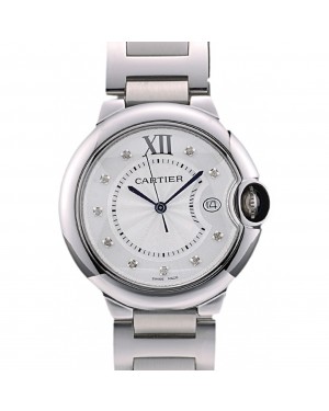 Cartier Ballon Bleu 38mm White Dial Stainless Steel Case And Bracelet
