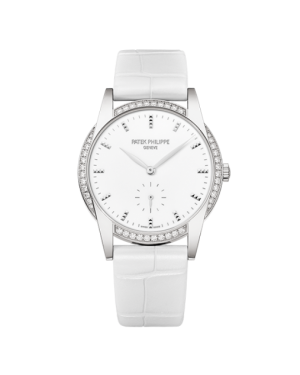 AAA Replica Patek Philippe Calatrava White Gold White Watch 7122/200G-001