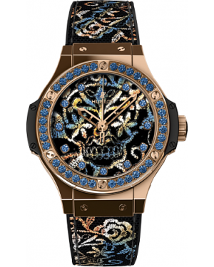 AAA Replica Hublot Big Bang Broderie Sugar Skull Gold Watch 343.PS.6599.NR.1201