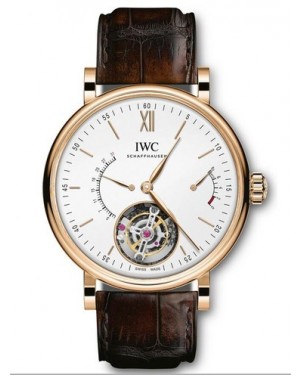 AAA Replica IWC Portofino Hand-Wound Tourbillon Retrograde Watch IW516501