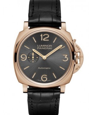 AAA Replica Panerai Luminor Due 3 Days Automatic Oro Rosso Mens Watch PAM00675