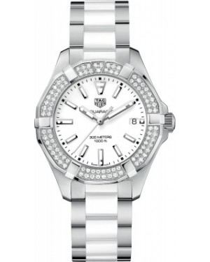 AAA Replica Tag Heuer Aquaracer Quartz 35mm Ladies Watch way131f.ba0914