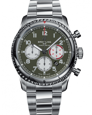 AAA Replica Breitling Aviator 8 B01 Chronograph 43 Curtiss Warhawk Watch AB01192A1L1A1