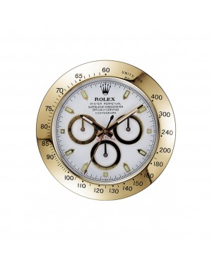 Rolex Daytona Cosmograph Wall Clock Gold-White 621911