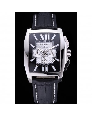 Breitling Bentley Flying B Chronograph Leather Bracelet Watch 622330