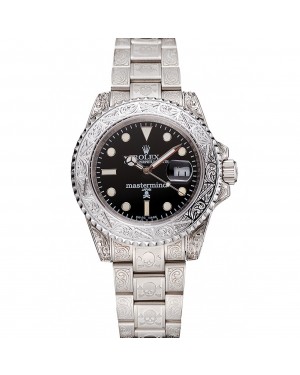 Rolex Mastermind Japan Limited Edition Black Dial White Case And Bracelet 1454081