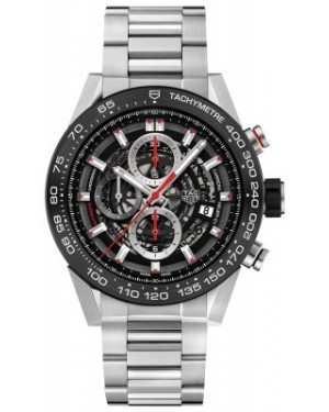 AAA Replica Tag Heuer Carrera Caliber Heuer 01 Skeleton 45mm Mens Watch car2a1w.ba0703