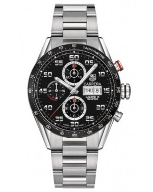 AAA Replica Tag Heuer Carrera Day Date Automatic Chronograph 43mm Mens Watch cv2a1r.ba0799