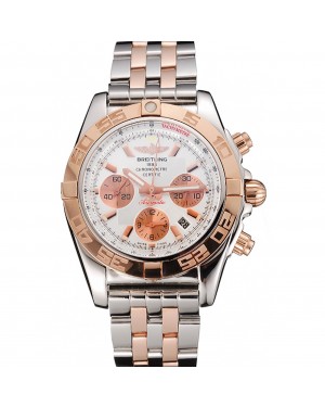 Swiss Breitling Certifie Stainless Steel Bezel White Dial 80288