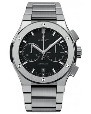 AAA Replica Hublot Classic Fusion Chronograph Titanium Bracelet Watch 520.NX.1170.NX