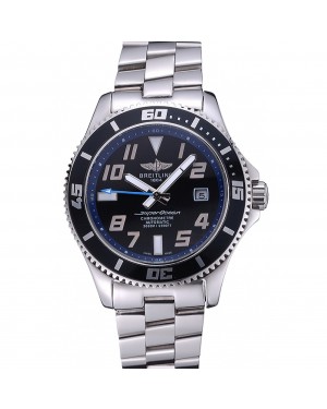 Breitling Superocean 44 Abyss Blue Accents Stainless Steel Bracelet 622506