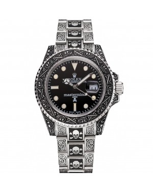 Rolex Mastermind Japan Limited Edition Black Dial Vintage Case And Bracelet 1454077