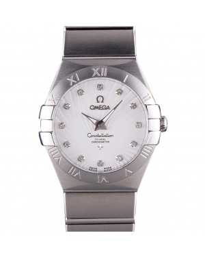 Omega Constellation White Dial Stainless Steel Band 621457