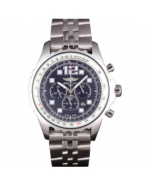 Breitling Navitimer Stainless Steel Strap Black Dial 98236