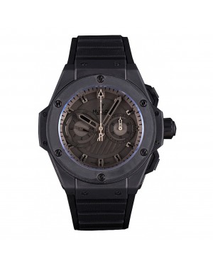 Swiss Hublot King Power Black Dial with Rubber Band shb10 621403