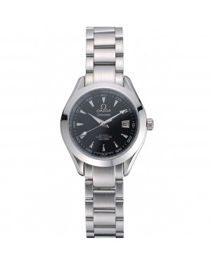 Omega Seamaster Aqua Terra Black Dial Stainless Steel Bracelet 622447