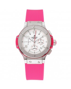 Hublot Big Bang Pink Strap White Dial Watch