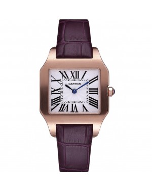 Cartier Santos 100 Polished Rose Gold Bezel 621921