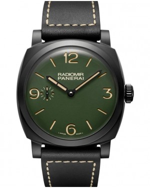 AAA Replica Panerai Radiomir Edizione Verde Militare 48mm Mens Watch PAM00997