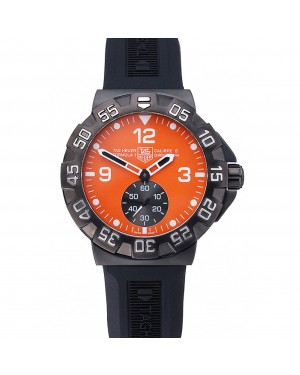 Tag Heuer Formula One Grande Date Orange Dial Rubber Bracelet 622278
