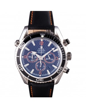 Omega Seamaster Planet Ocean Co-axial Black Case Black Dial 98101