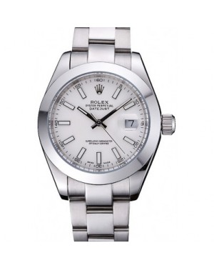 Rolex Datejust Stainless Steel Case White Dial 622266