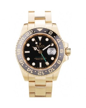 Rolex GMT Master II Black Ceramic Bezel Black Dial 98228