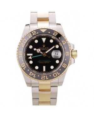 Rolex GMT Master II Black Ceramic Bezel Black Dial 98229