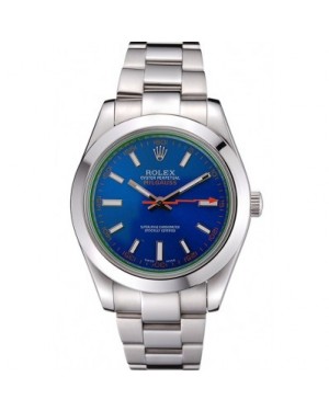 Rolex Milgauss Blue Dial Stainless Steel Case And Bezel 622838