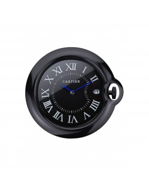 Cartier Bleu de Ballon Wall Clock Black 622466
