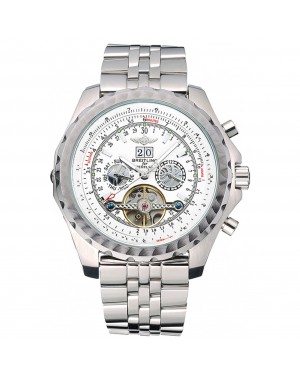 Breitling Bentley Mulliner Tourbillon White Dial Stainless Steel Case And Bracelet 622732
