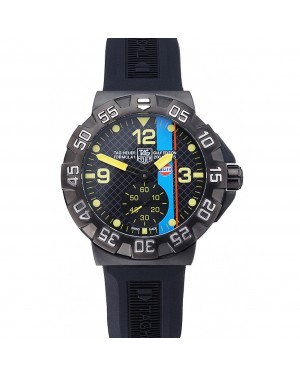 Tag Heuer Formula One Grande Date Black And Yellow Dial Rubber Bracelet 622280