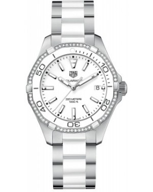 AAA Replica Tag Heuer Aquaracer Quartz 35mm Ladies Watch way131h.ba0914