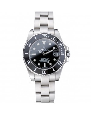 Rolex Submariner Date Black Dial Stainless Steel Bracelet 1454153