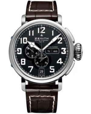 AAA Replica Zenith Pilot Montre d'Aeronef Type 20 Annual Calendar Mens Watch 03.2430.4054/21.C721