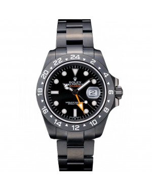 Rolex Swiss Explorer Black Ceramic Bezel Black Dial Watch 98239